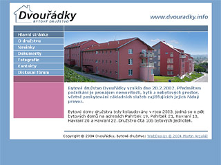 Dvouřádky  – WWW stránky