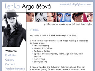 Lenka Argalášová – WWW stránky