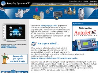 Spraying Systems CZ – WWW stránky