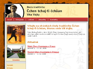 Škola tradičního Čchen tchaj-ťi čchüan Víta Vojty – WWW stránky